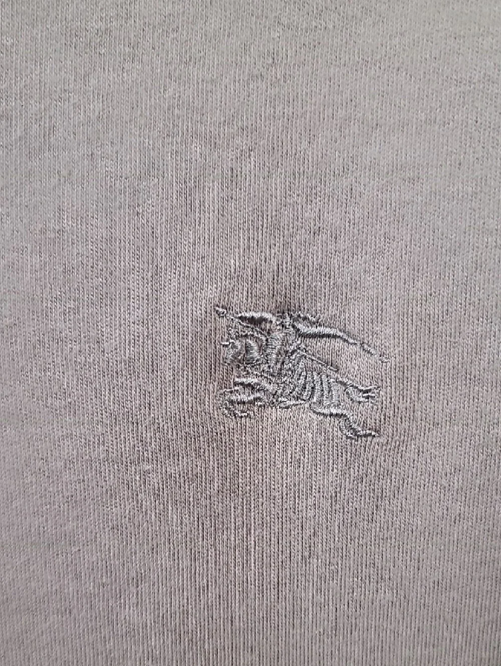 Burberry Tan Quarter Zip Pullover Sweater with Signature Check Collar Size XL